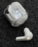 Earbooth Ultrapods TWS Earbud, Bluetooth Earbuds With Display, Transparent Design Smart Headphones