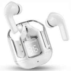 Earbooth Ultrapods White Bluetooth 5.3 Transparent Bluetooth Smart Headphones