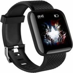 Enmora 116 SMART BLACK BLUETOOTH SMART WATCH