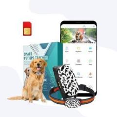 Fetaca Smart 4G Waterproof Pet GPS Tracker with 1 Year Free Subscription GPS Device Location Smart Tracker