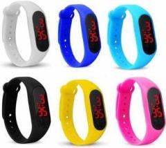 Gifton Combo of 6 stylish watches band