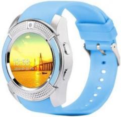 Life Like V8 BLUETOOTH WITH SIM CARD & SD CARD SUPPORT BLUE Smartwatch