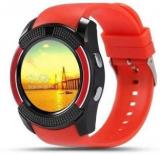 Life Like V8 BLUETOOTH WITH SIM CARD & SD CARD SUPPORT RED Smartwatch