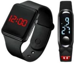 Mercy Combo Black Digital LED Sports Band