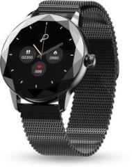 Pebble Vienna Women 1.27 inchUltra HD Display, Diamond Cut Design, BT Calling, Female Health Smartwatch