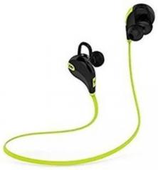 Scoria Wireless Sports, Running Headphones Green JOGGER with Mic Compatible with iPhones, iPads, Samsung Smart Headphones