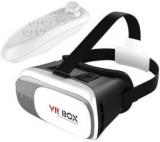 Suroskie VR Box Virtual Reality 3D Glasses With Bluetooth VR Controller