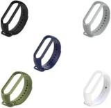 Techmount Band Strap 5 & 6 Wristband Soft Silicon Replacement Straps Set Of 5