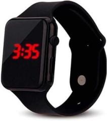 V&y Digital Black LED Band Watch