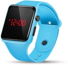 V&y Sky Blue Digital LED Band Watch