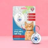 Zimaxx Secure Your Pet With Our PVC NFC QR Tag And 24/7 Pet Safety Station QR Cat Tag NFC Dog Tag Location Smart Tracker