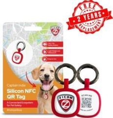 Zimaxx Secure your pet with our Silicon NFC QR Tag Ge Location Smart Tracker