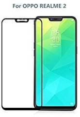 Azzil Tempered Glass Premium Quality 9H_Black 5D_ Screen Protector Guard for Oppo Realme 2 Pro