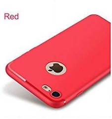 Porche Soft Silicone With Anti Dust Plugs Ultra thin Slim Back Cover Case For Apple iPhone 7 Red