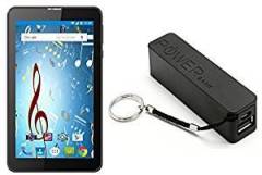 I KALL N9 Dual Sim 3G Calling Tablet With 2600 Mah Power Bank Black