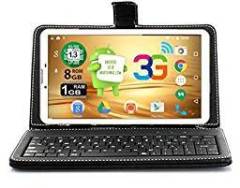 Ikall N9 Tablet with Keyboard, White