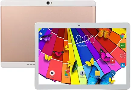 Accreate 10.1 Inch Android 8.0 Tablet WiFi Bluetooth HD Touch Screen 6+128G Rose Gold European regulations