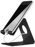 ACG Mobile Phone Aluminium Stand/Holder For Smartphones And Tablet Black Mobile Holder Free