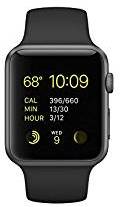 Apple 42mm Smart Watch Space Grey Aluminum Case/Black Band