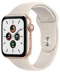 Apple Watch SE Gold Aluminium Case with Starlight Sport Band Regular