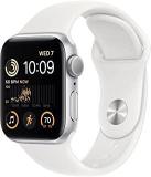 Apple Watch SE GPS 40mm Silver Aluminium Case With White Sport Band Regular