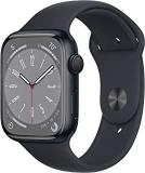 Apple Watch Series 8 GPS 45mm Midnight Aluminium Case With Midnight Sport Band Regular