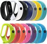 CHI AK Compatible For Xiaomi Mi Band 3 Bracelet Soft Silica Gel Wristband Band Strap 13PC