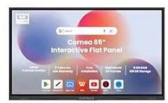 Cornea 65 Inches Ultra Touch PRO Series Interactive Flat Panel |8GB RAM, 128GB ROM | Multipurpose Screen Display for Schools, College, Institute and Office Use