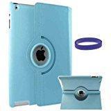 DMG Full 360 Degree Rotating Leather Cover Smart Case For Apple IPad 2/3/4 With DMG Wristband