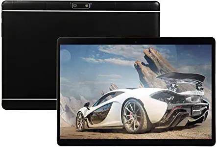 FidgetGear V10 10.1 Inch 4G LTE Android 8.0 Laptop IPS HD Screen 8+128GB Dual Card Mobile Phone Call PC Tablet Black UK Plug