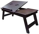 GREEN WOOD Adjustable Laptop Table/Bed Table/Study Table/Activity Table, With Drawer