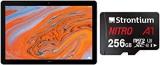 HUAWEI MediaPad T5 Tablet Black + Strontium Nitro A1 256GB Micro SDXC Memory Card 100MB/s A1 UHS I U3 Class 10 With High Speed Adapter