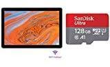 HUAWEI MediaPad T5 Tablet WiFi Edition, Black + SanDisk 128GB Class 10 MicroSDXC Memory Card With Adapter