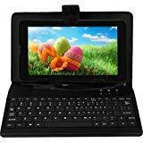 I KALL N1 Dual Sim Calling Tablet With 2800 MAh Battery Capacity With Keyboard Black