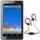 IKALL IK1 3G Calling Tablet With MP3/FM Player Neckband, Black