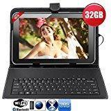 IKALL N1 Dual Sim 4G Volte Calling Tablet 8 Inch Display With Keyboard Cover, Golden