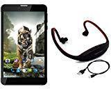 IKALL N4 8GB Dual Sim 4G Calling Tablet With Neckband Black