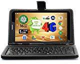 Ikall N4 Tablet With Keyboard, Black