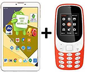 IKALL N5 Dual Sim 4G Calling Volte Supported Tablet Special Combo with K3310