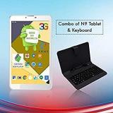 IKALL N9 Android Tablet With Keyboard White, 2GB RAM And 16GB ROM