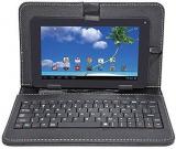 IKALL Unic U1 Dual Sim Calling Tablet With Keyboard Case Cover Black