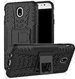 Kaira Samsung Galaxy J7 Pro Rugged Dual Layer Kickstand Hybrid Warrior Case Back Cover