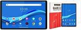 Lenovo Tab M10 FHD Plus Tablet, Platinum Grey + 2 Pack Tempered Glass