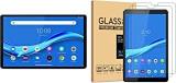 Lenovo Tab M10 FHD Plus Tablet, Platinum Grey + 2 Pack Tempered