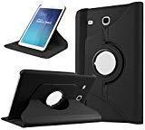 Nv 360 Degree Rotating Leather Swivel Stand Case Cover For Samsung Galaxy Tab E SM T560, T561, T565, T567V, 9.6 Inch