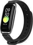 OPPO Smart Band With Extra Sport Strap Continuous Blood Oxygen Saturation Monitoring SpO2, Up To 12 Days Battery Life, 1.1 Inch AMOLED Display, 5ATM Water Resistant, Supports Android And IOS Black