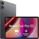 Redmi Pad Pro 5G |Snapdragon 7s Gen 2|30.7cm Tablet|33+ Days Standby| 10000mAh|HyperOS|8GB, 256GB|Quad Speakers |Wi Fi 6 + 5G |Graphite Grey