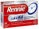 Rennie Extra Tablets X 24