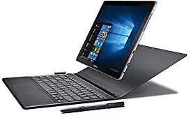 Samsung Galaxy Book 12 Windows 2 in 1 PC Silver, 8GB RAM/256GB SSD, SM W720NZKAXAR