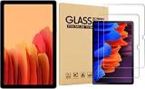 Samsung Galaxy Tab A7 26.31 Cm, Slim Metal Body, Quad Speakers With Dolby Atmos, RAM 3 GB, ROM 32 GB Expandable, Wi Fi Only, Gold + 2 Pack Tempered